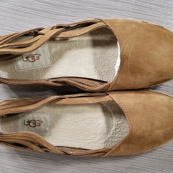 UGG Tippie Flat, Chestnut Suede, Womens Size 6.5 / 37.5 - Picture 8 of 10